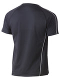 Bisley Workwear Cool Mesh Tee with Reflective Piping