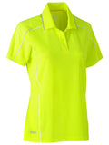 Bisley Workwear Women's Cool Mesh Polo with Reflective Piping