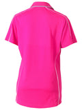 Bisley Workwear Women's Cool Mesh Polo with Reflective Piping