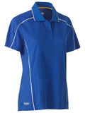 Bisley Workwear Women's Cool Mesh Polo with Reflective Piping