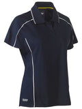 Bisley Women's Cool Mesh Polo with Reflective Piping - BKL1425