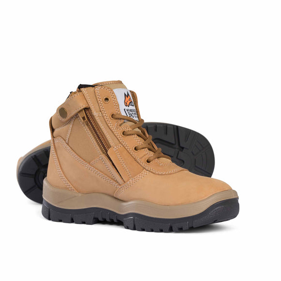 MONGREL 961050 - WHEAT NON SAFETY ZIP SIDER BOOT