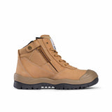 MONGREL 461050 - WHEAT ZIPSIDER SAFETY BOOT WITH SCUFF