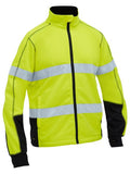 Bisley Men's Taped Hi Vis Zip Front Fleece - BK6611T
