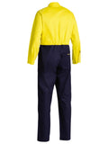 Bisley Workwear Hi Vis Drill Coverall
