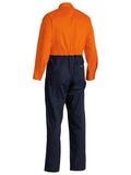 Bisley Workwear Hi Vis Drill Coverall