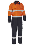 Bisley Workwear Apex 185/240 Taped Hi Vis FR Ripstop Vented Coverall
