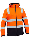 Bisley Workwear Taped Two Tone Hi Vis 3 in 1 Soft Shell Jacket