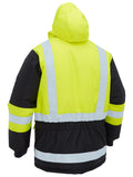 Bisley Workwear H Taped Hi Vis Freezer Hooded Jacket
