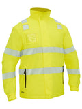 Bisley Workwear Taped Hi Vis Heated Jacket with Hood