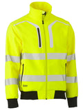 Bisley Workwear Taped Hi Vis Soft Shell Bomber Jacket