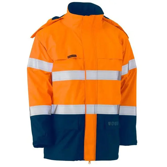 Bisley Taped Hi Vis Fire Rated Wet Weather Shell Jacket (BJ8110T)