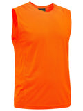 Bisley Workwear Recycled Hi Vis Muscle Tank