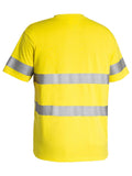 Bisley Workwear Taped Hi Vis Cotton T-Shirt