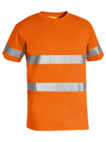 Bisley Workwear Taped Hi Vis Cotton T-Shirt