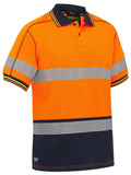 Bisley Workwear Taped Hi Vis Polyester Mesh Polo