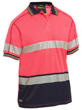 Bisley Workwear Taped Hi Vis Polyester Mesh Polo