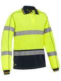Bisley Workwear Taped Hi Vis Polyester Mesh Polo