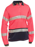 Bisley Workwear Taped Hi Vis Polyester Mesh Polo
