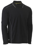 Bisley Workwear Cool Mesh Polo with Reflective Piping