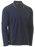 Bisley Workwear Cool Mesh Polo with Reflective Piping