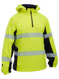 Bisley Workwear Flx & Move™ Hi Vis Taped Liquid Repellent Fleece Hoodie
