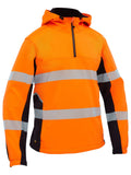 Bisley Workwear Flx & Move™ Hi Vis Taped Liquid Repellent Fleece Hoodie