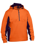 Bisley Workwear Hi Vis Liquid Repellent Fleece Hoodie