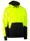Bisley Workwear Hi Vis Fleece Hoodie Pullover
