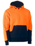 Bisley Workwear Hi Vis Fleece Hoodie Pullover