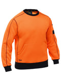 Bisley Workwear Work Fleece Crew Neck Jumper