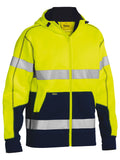 Bisley Workwear Taped Hi Vis Fleece Hoodie