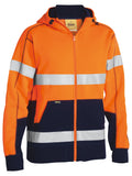 Bisley Workwear Taped Hi Vis Fleece Hoodie