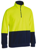Bisley Workwear Hi Vis Polar fleece Zip Pullover