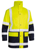 Bisley Workwear Taped 5 In 1 Rain Jacket