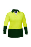 Bisley Workwear Women's Hi Vis V-Neck Polo
