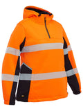 Bisley Workwear Women's Flx & Move™ Hi Vis Taped Liquid Repellent Fleece Hoodie