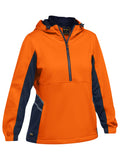 Bisley Workwear Women's Hi Vis Liquid Repellent Fleece Hoodie