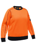 Bisley Workwear Women's Work Fleece Crew Neck Jumper