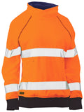 Bisley Workwear Women's Taped Hi Vis Fleece Jumper