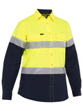 Bisley Workwear Women's X Airflow™ Hi Vis Taped Stretch Ripstop Shirt