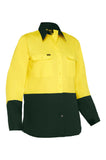 Bisley Workwear Women's Cool Lightweight Hi Vis Drill Shirt
