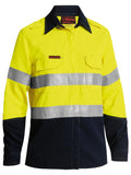 Bisley Workwear TenCate Tecasafe® Plus 700 Women's Taped Hi Vis FR Vented Shirt