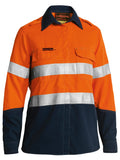 Bisley Workwear TenCate Tecasafe® Plus 700 Women's Taped Hi Vis FR Vented Shirt