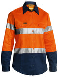 Bisley Workwear Women's Taped Hi Vis Drill Shirt