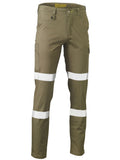Bisley Workwear Taped Stretch Cotton Drill Cargo Pants