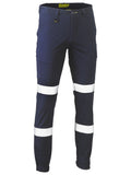 Bisley Workwear Taped Biomotion Stretch Cotton Drill Cargo Cuffed Pants