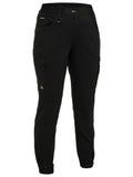Bisley Workwear Womens Flx & Move™ Elastic Waist Cargo Cuffed Pants