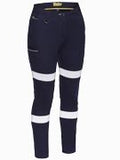 Bisley Workwear Women's Taped Mid Rise Stretch Cotton Pants