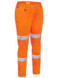 Bisley Workwear Women's Taped Mid Rise Stretch Cotton Pants